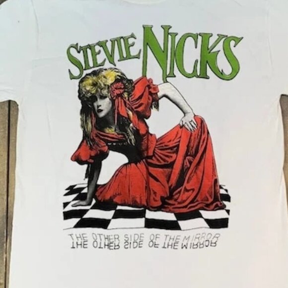 Vintage Stevie Nicks Other Side of the Mirror Tour Graphic T shirt 99 - Picture 2 of 6